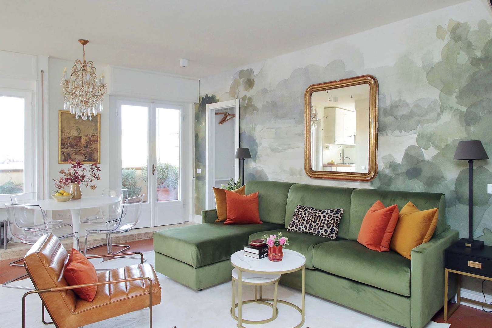 Gather with family and friends in the light filled open-plan living room.