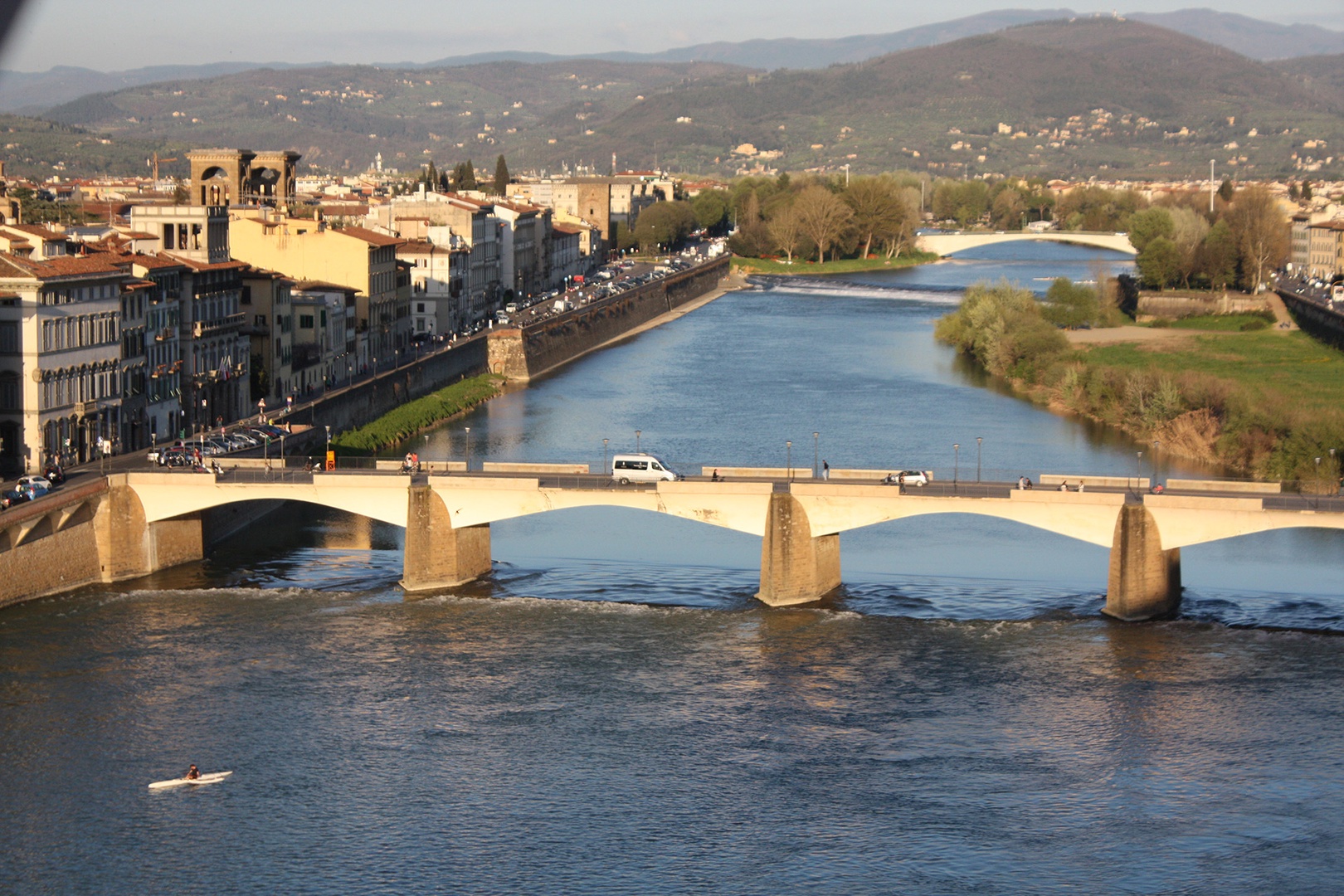 View of the Ponte alle Grazie from Torella terrace.