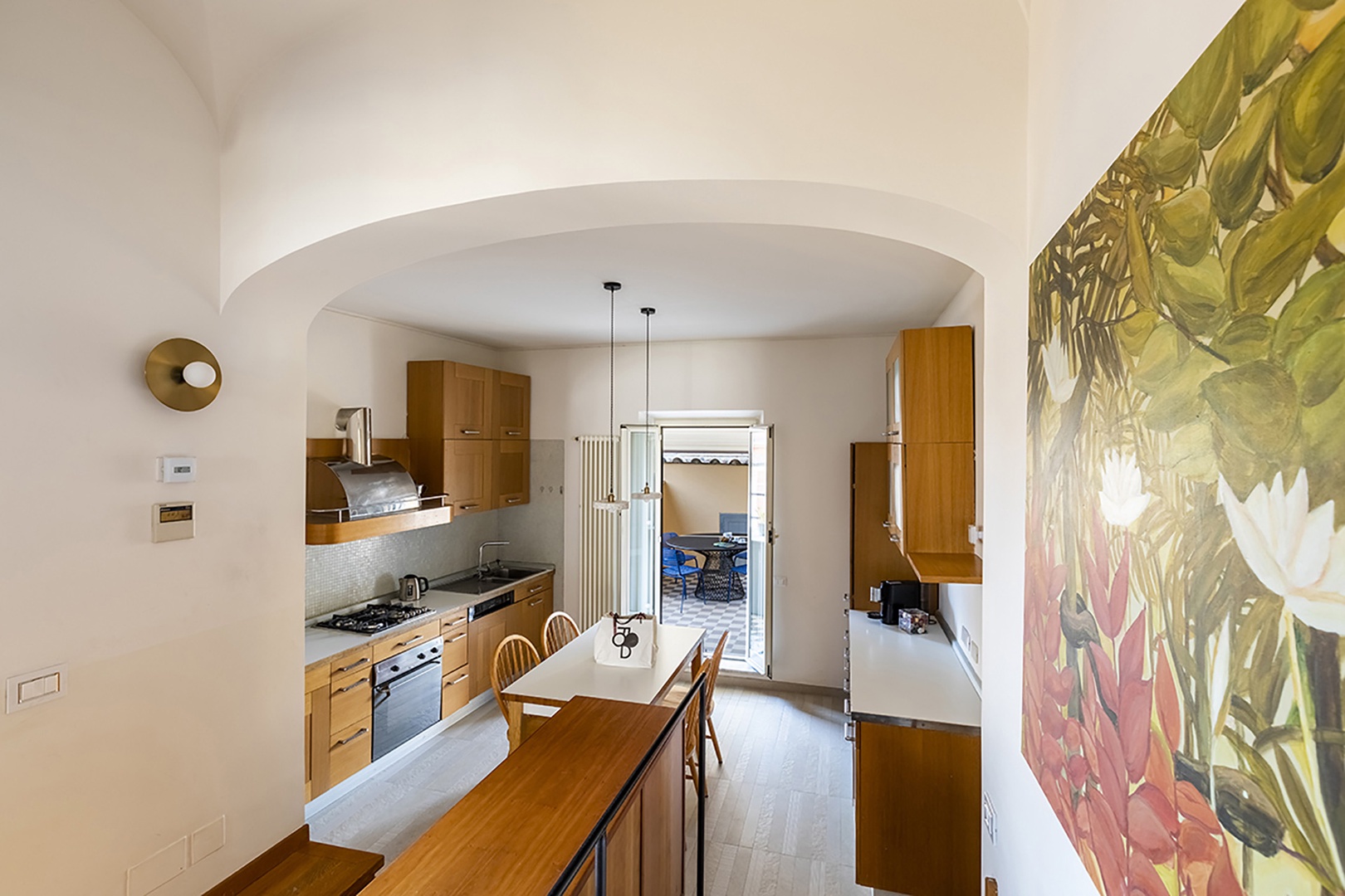 Spacious, modern kitchen