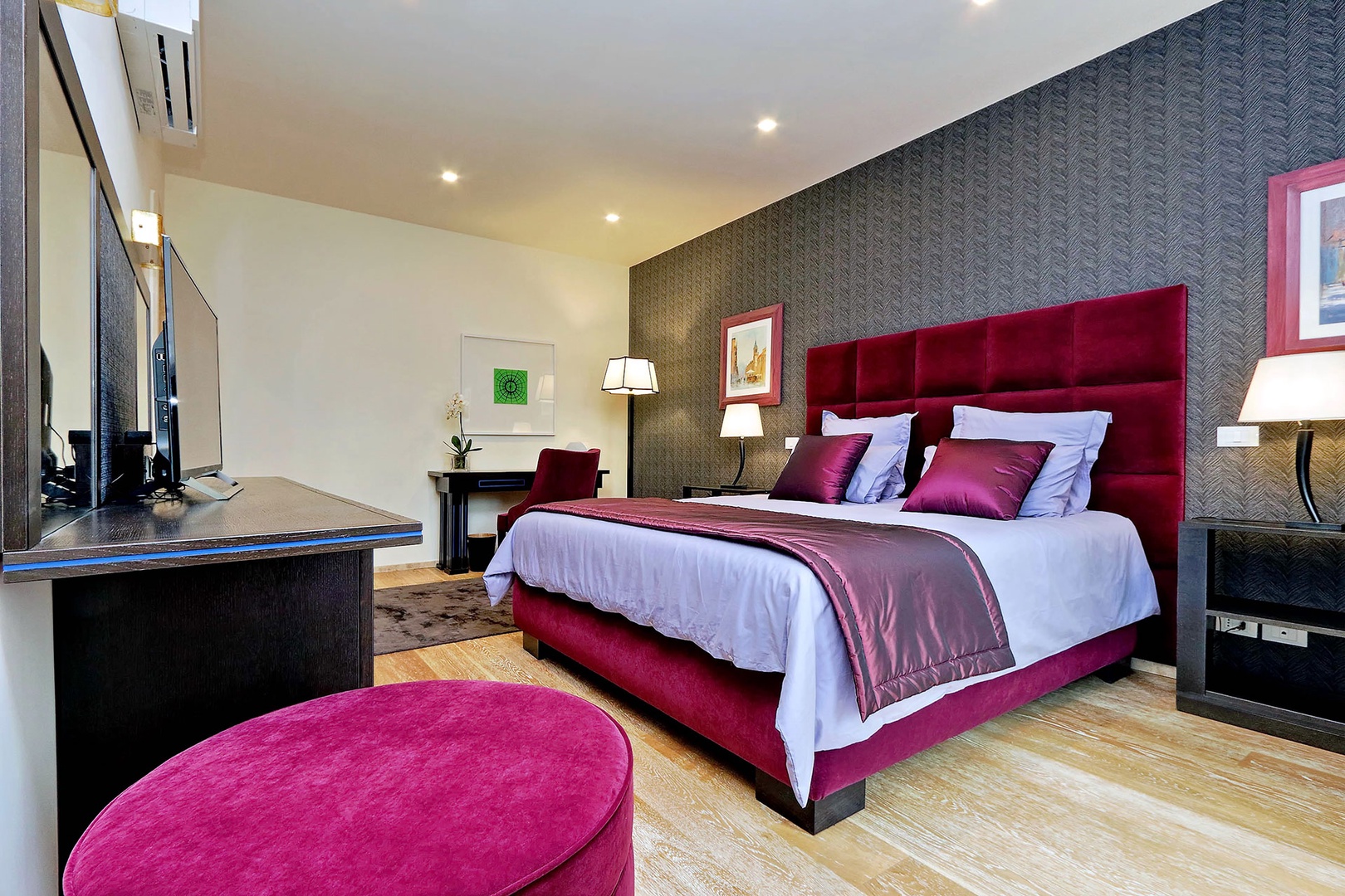 A beautifully decorated and comfortable space to relax.