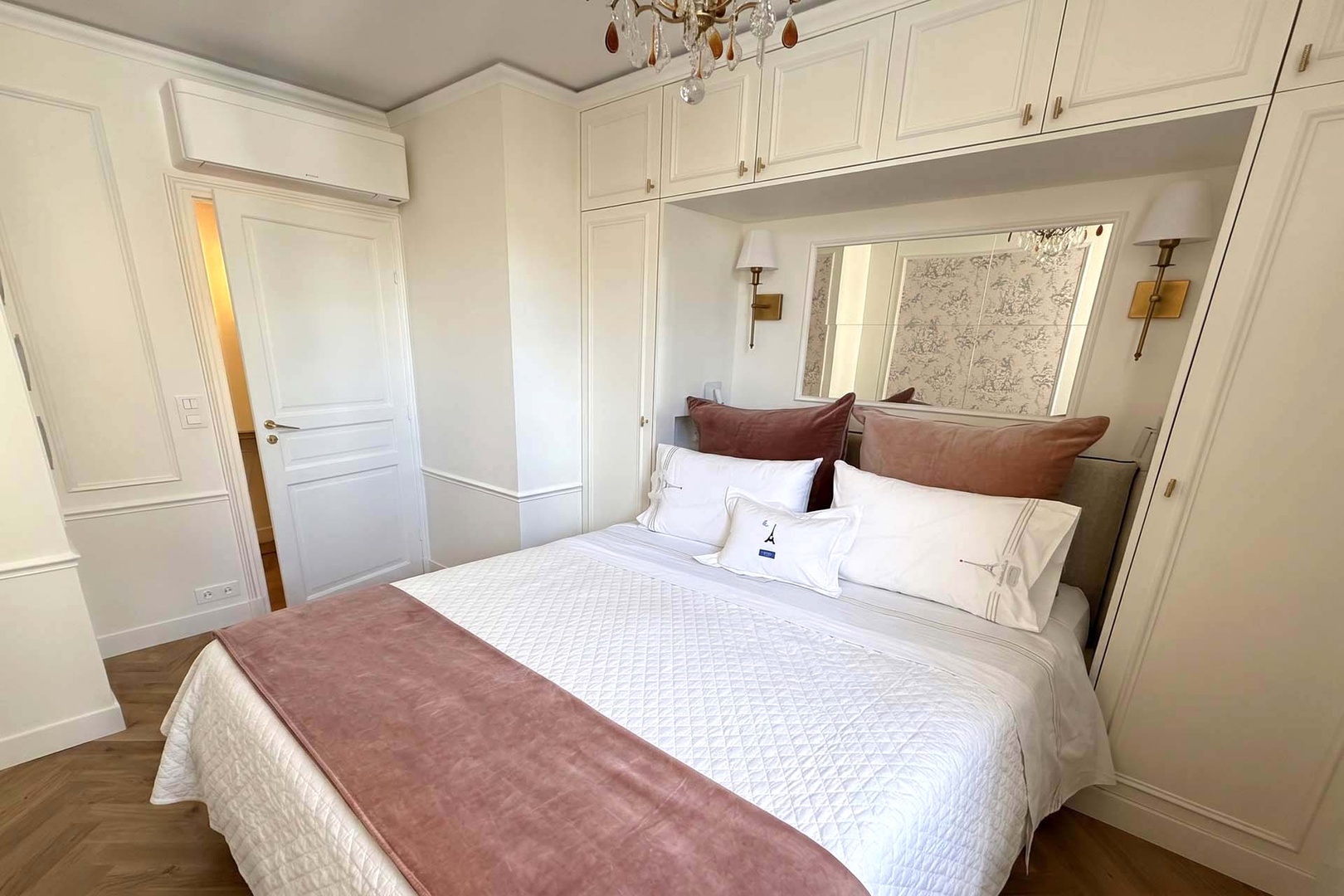 Built-in closets provide ample storage for unpacking and feeling at home.