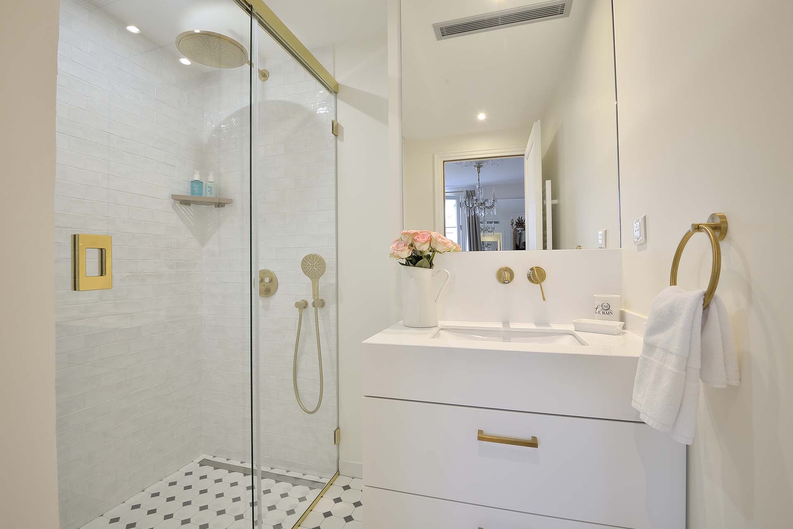 Two modern bathrooms