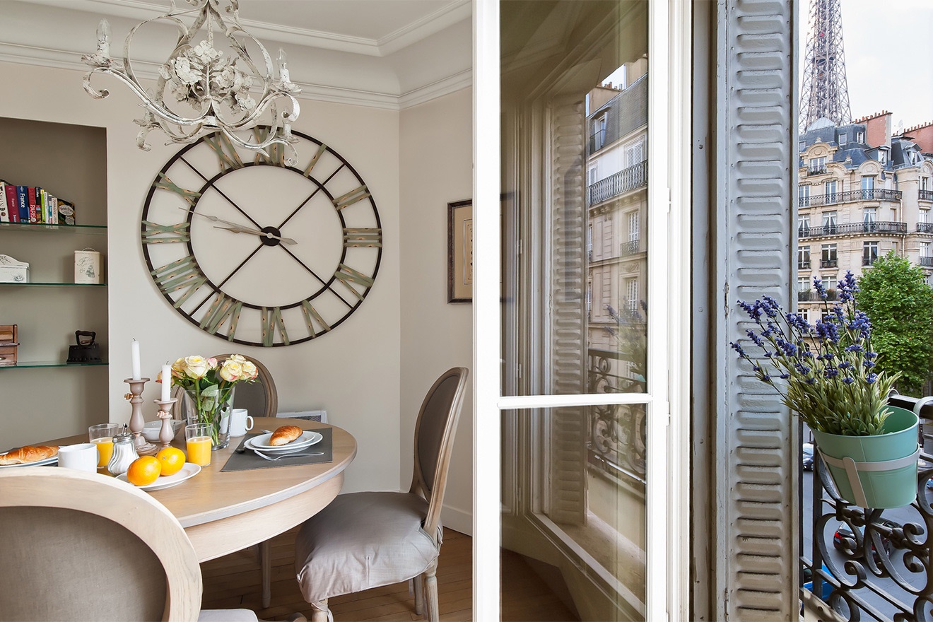 Have a French breakfast in the comfort of your own apartment.