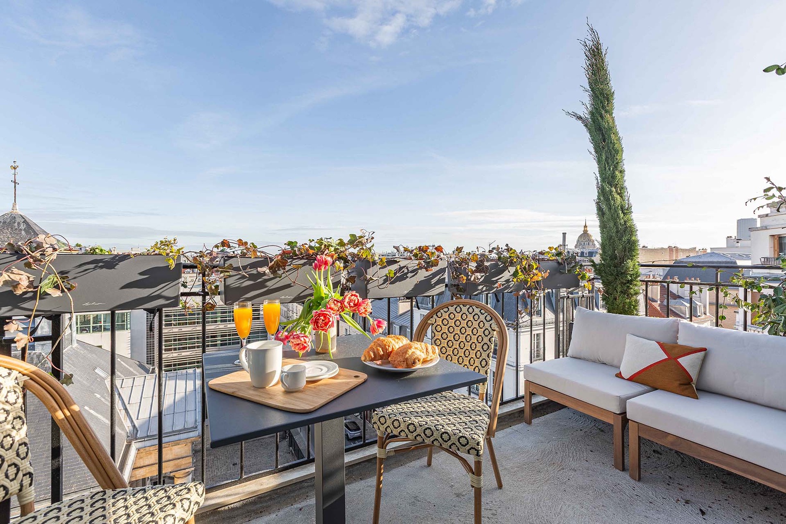 Start your day with breakfast on your private balcony just off the bedroom.