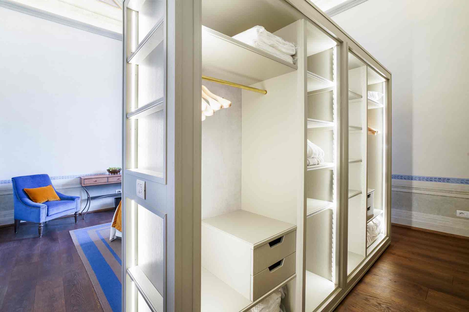 Large closet in bedroom 1.