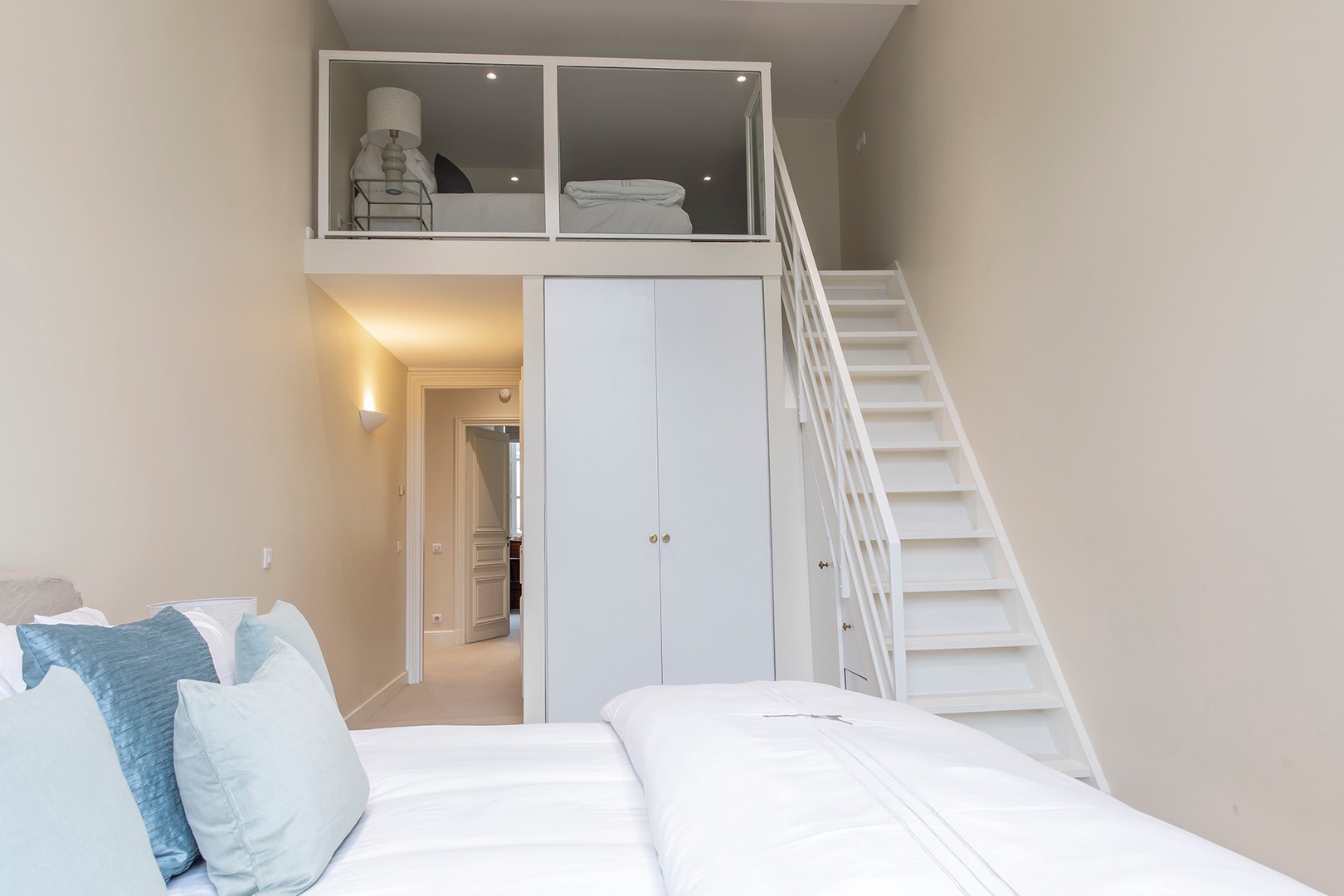 Bedroom 3 has a mezzanine level with additional sleeping options.