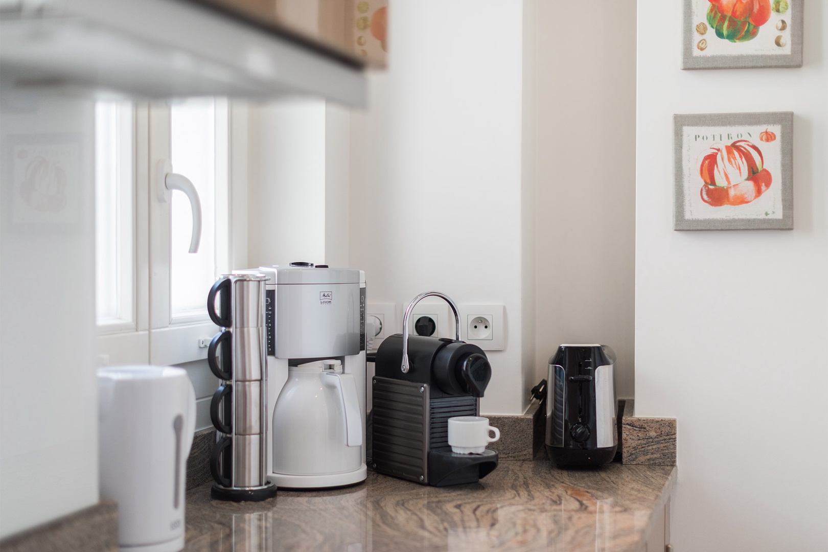 Start your day with a Nespresso at home.