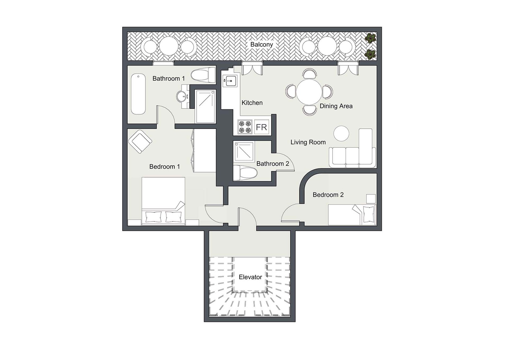 Chambertin floorplan