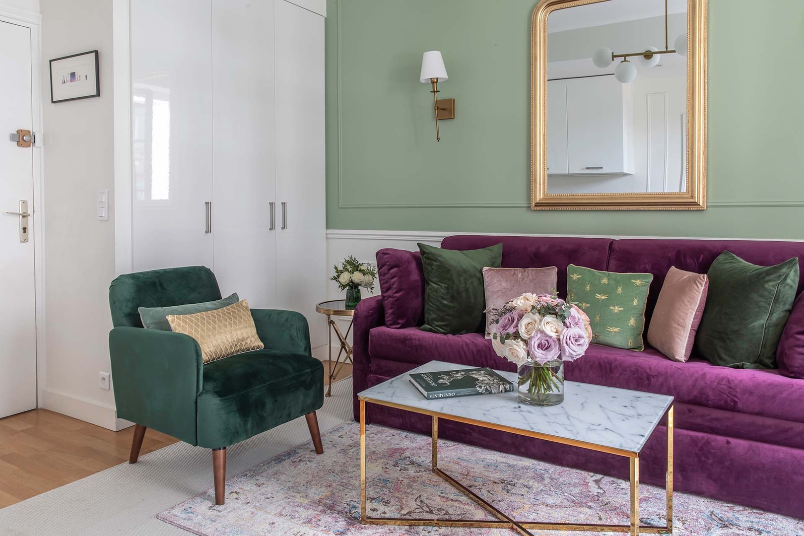 Large closets in the living room