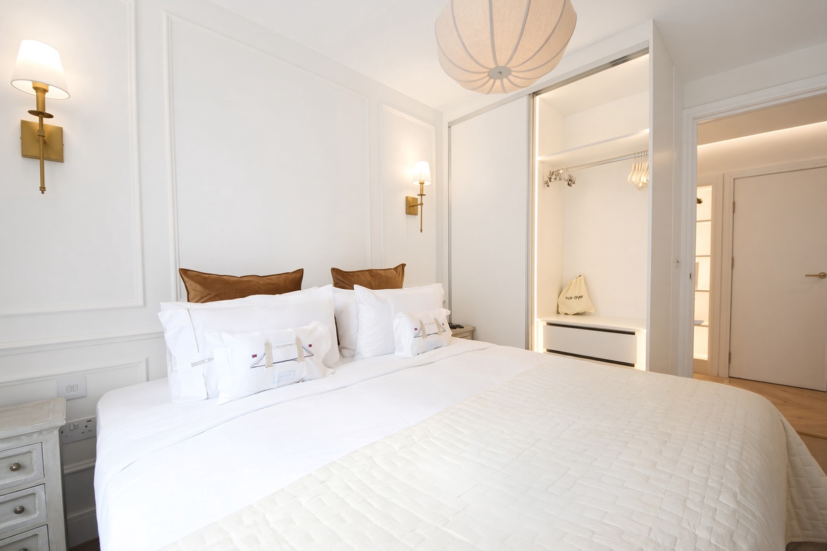 Plenty of built-in storage in bedroom 1.