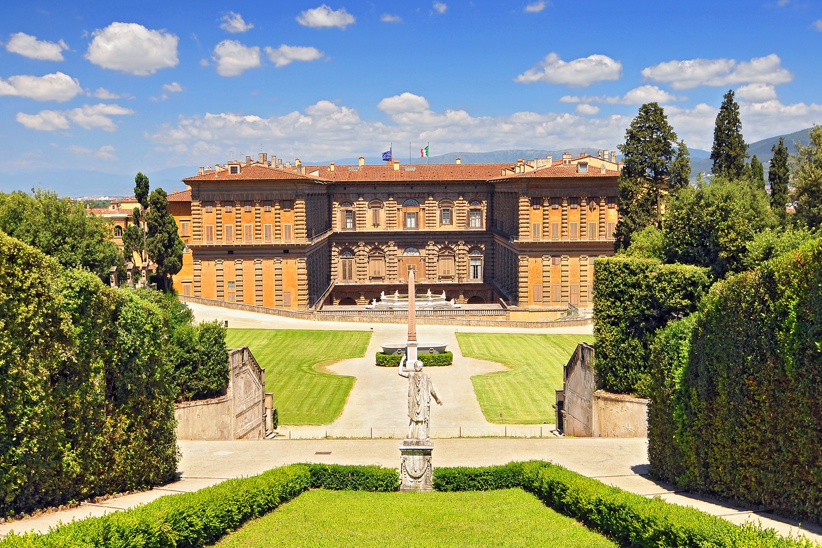See the sumptuous Palazzo Pitti that was once home to the Medici family.