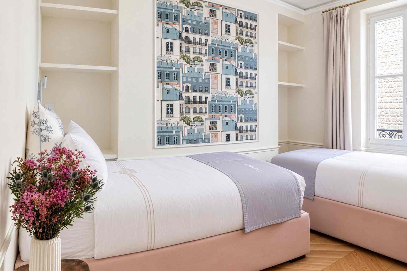 Bedroom 2 with comfortable single beds.
