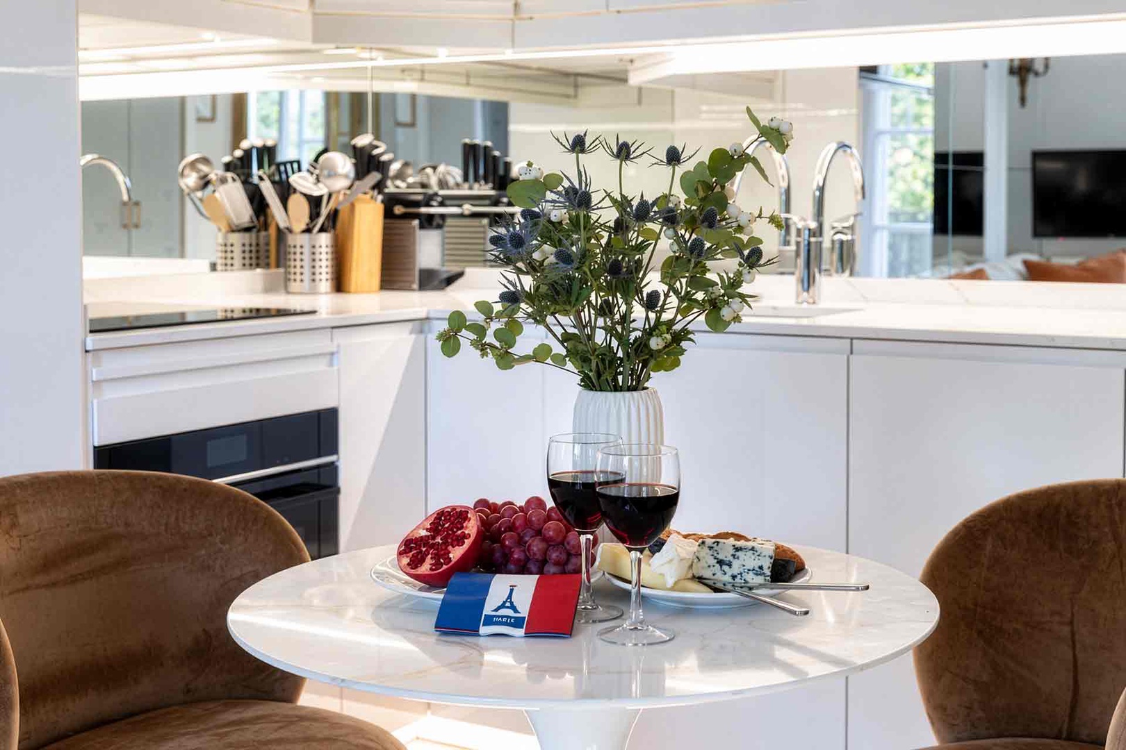 Shop at nearby Rue Cler and the neighborhood gourmet shops.