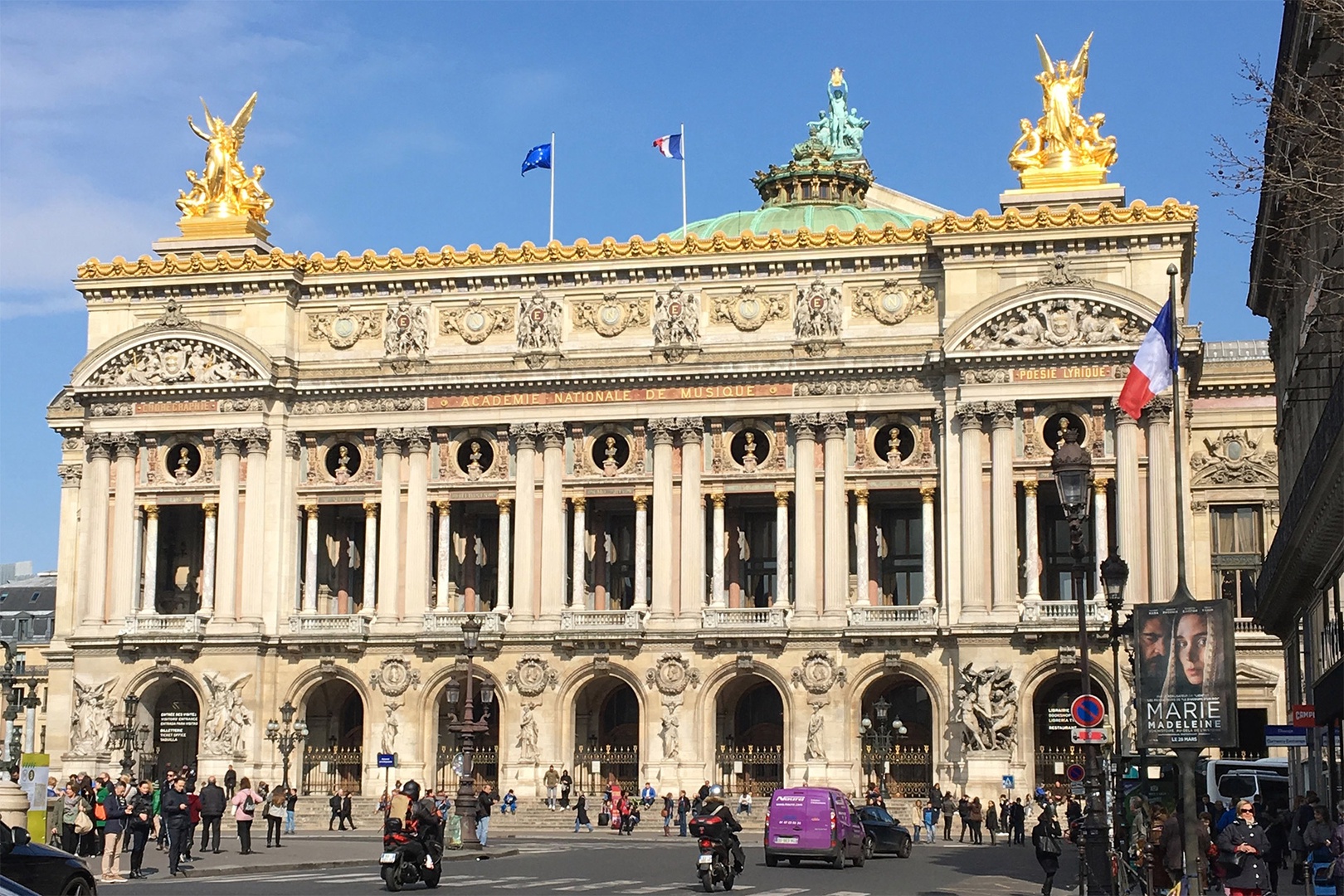 Take a short stroll to the beautiful Opera Garnier.