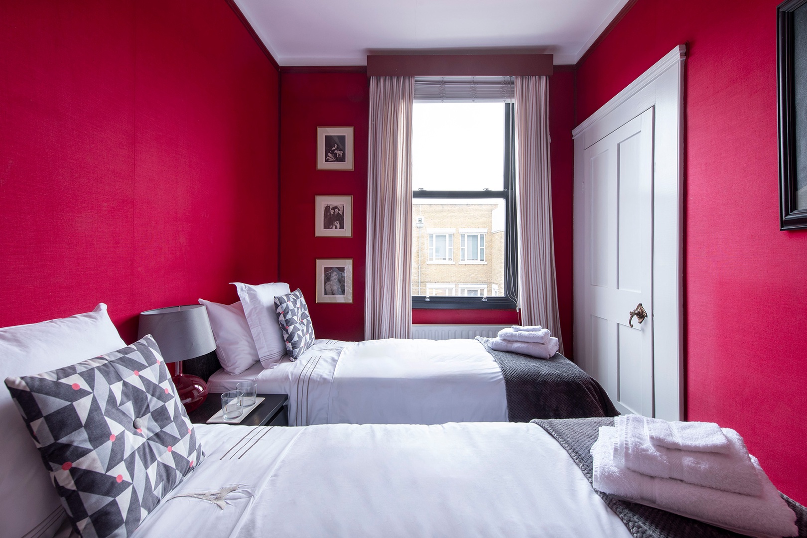 Closets provide ample storage in bedroom 2.