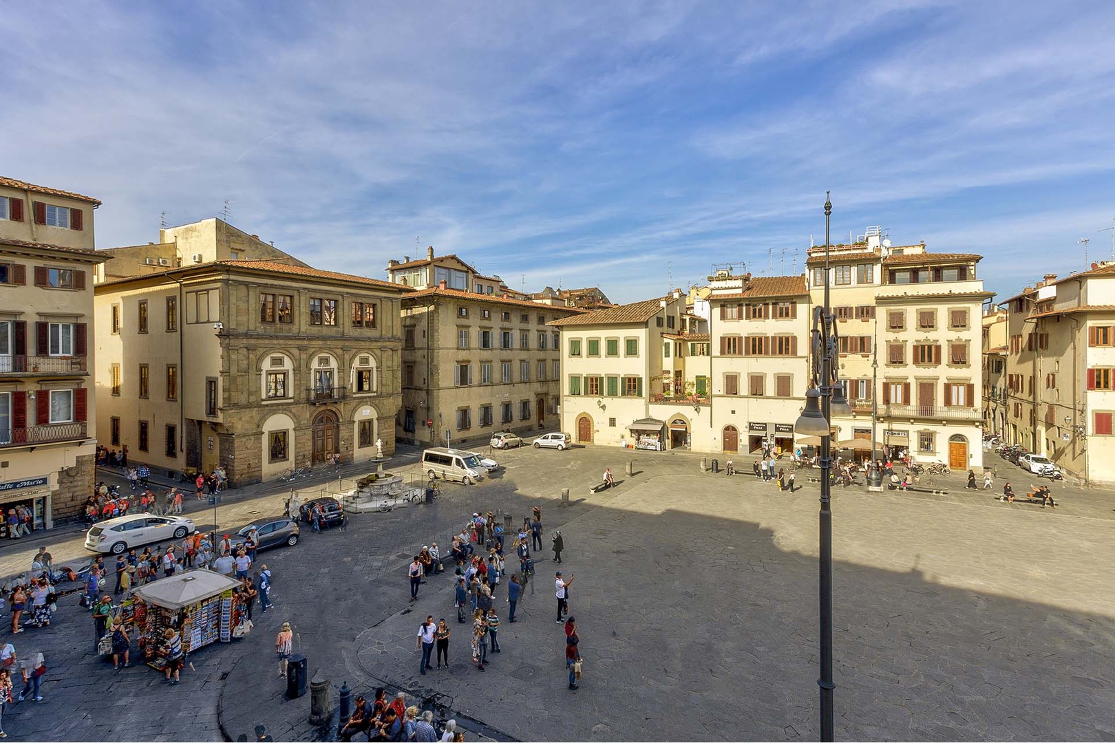 Amazing people watching in the piazza below.