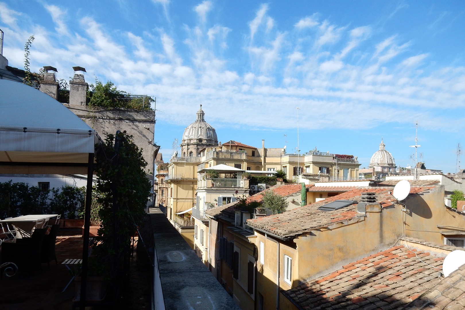 Timeless views from the Landini apartment terrace.