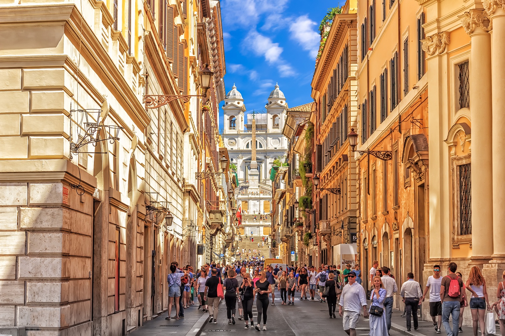 Enjoy fabulous shopping in the Spanish Steps neighborhood.