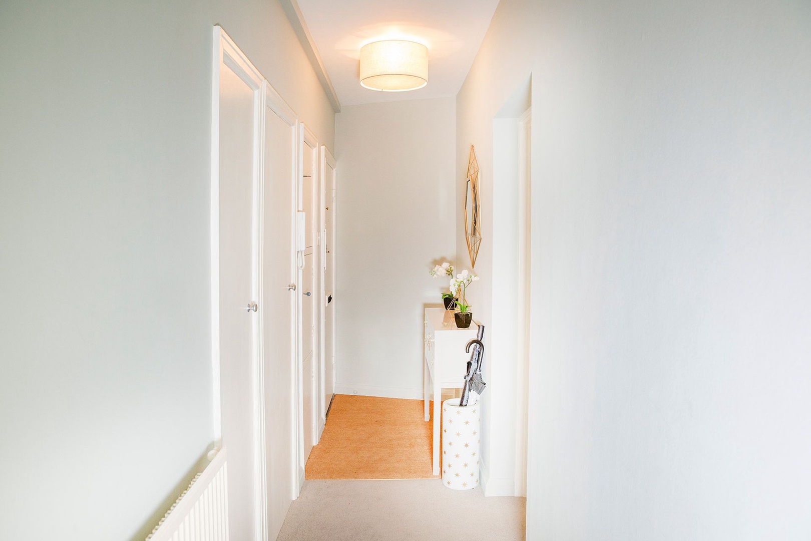 Entry hall in the apartment.