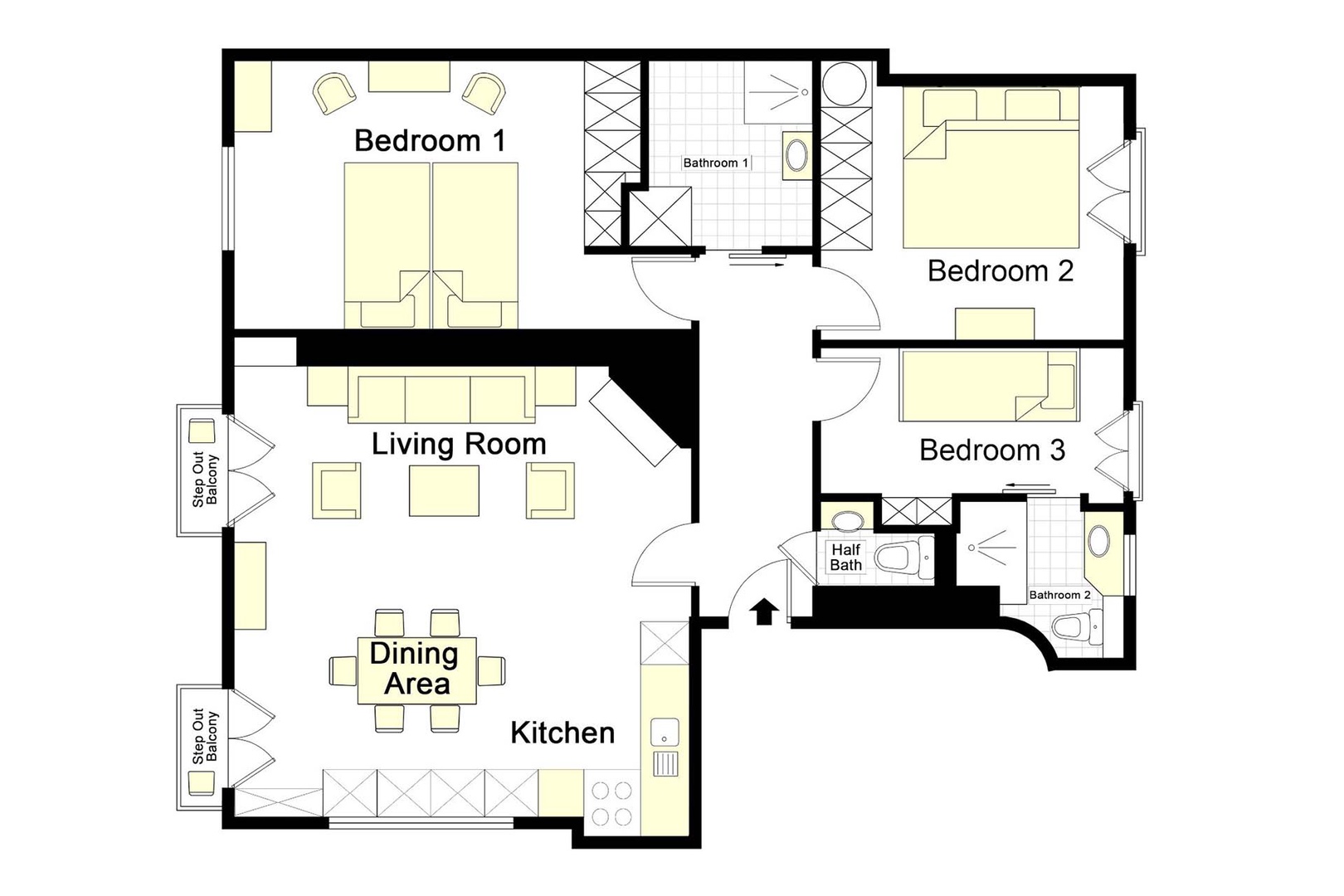 Bergerac floorplan