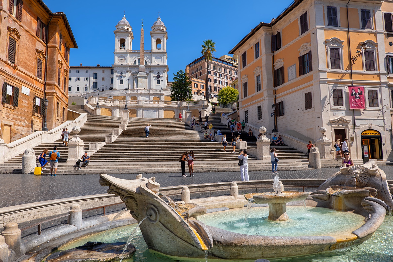 Stay in the heart of Rome near the Spanish Steps.