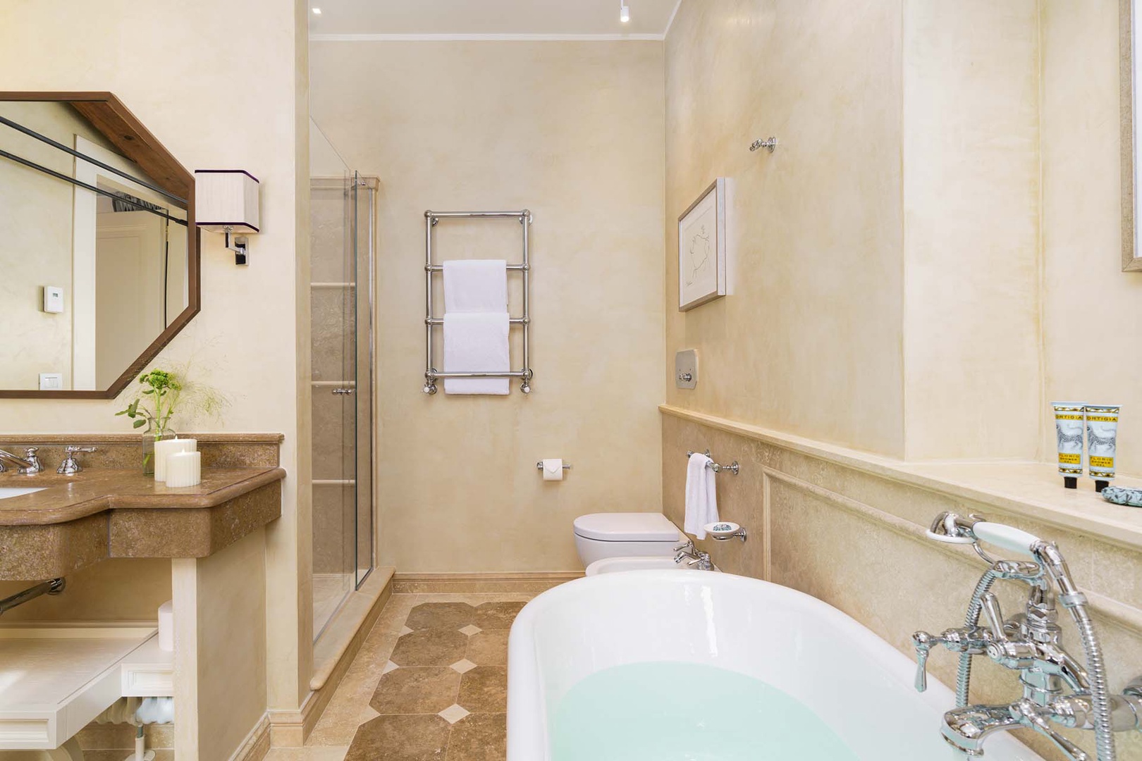 The perfect place to relax after a day of cobblestone walking.