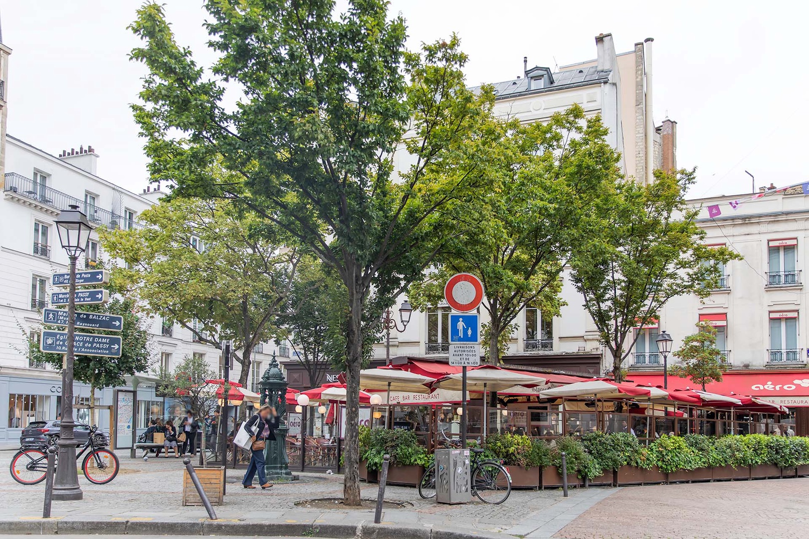 Local cafes are a perfect place for morning coffee before setting out for the day.