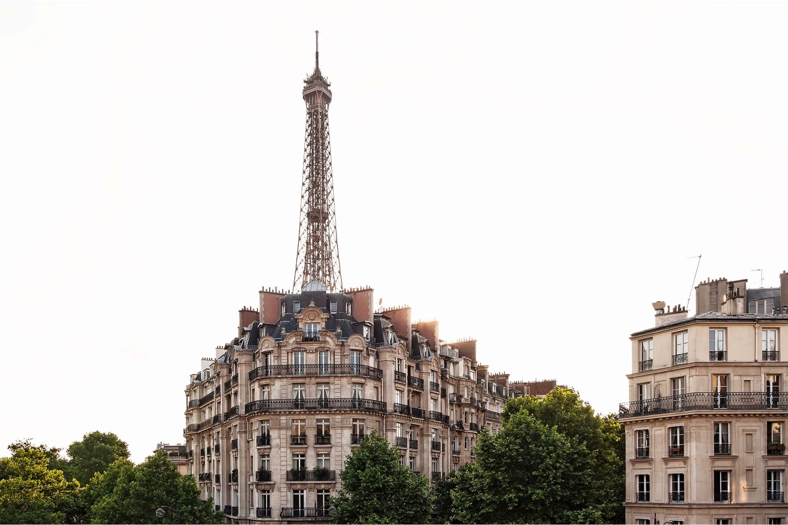 You'll love watching the Eiffel Tower every moment of your stay.
