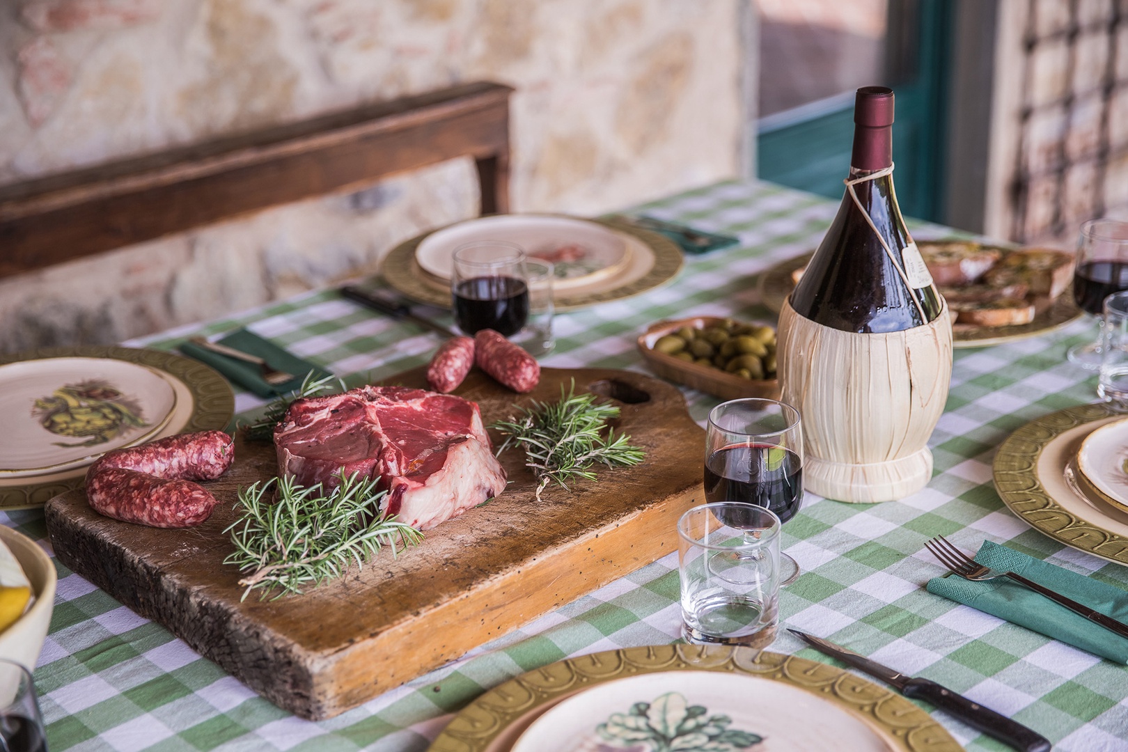 Tuscany is famous for Chianina beef, one of the oldest breeds of cattle in the world.