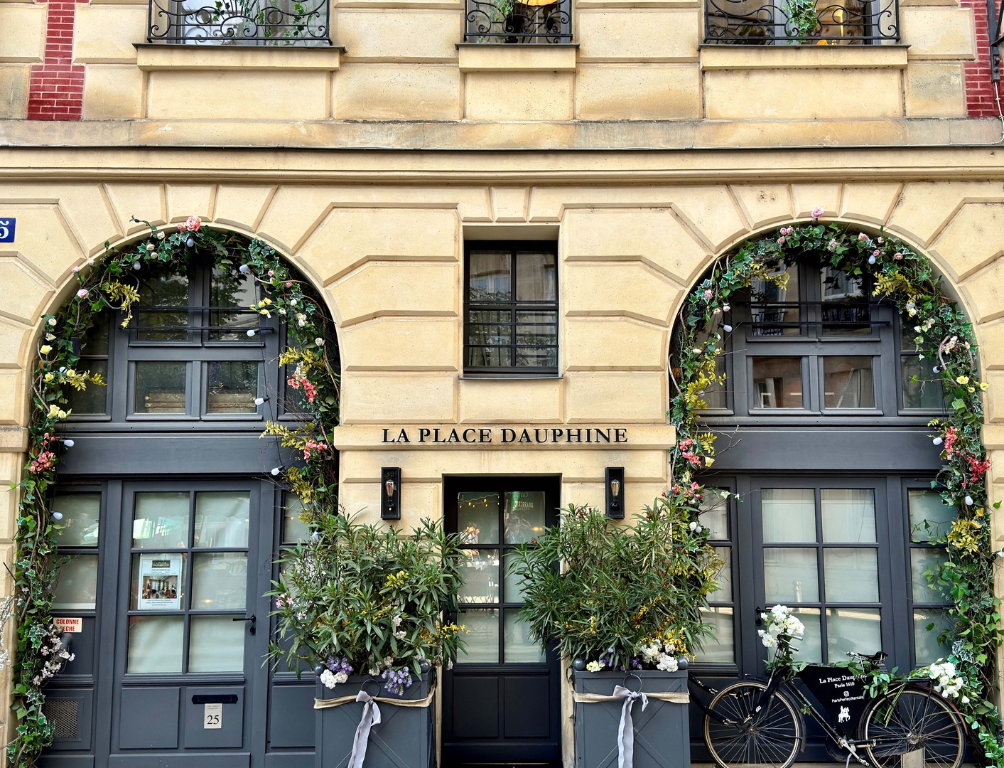 Entrance to our Place Dauphine apartment building.