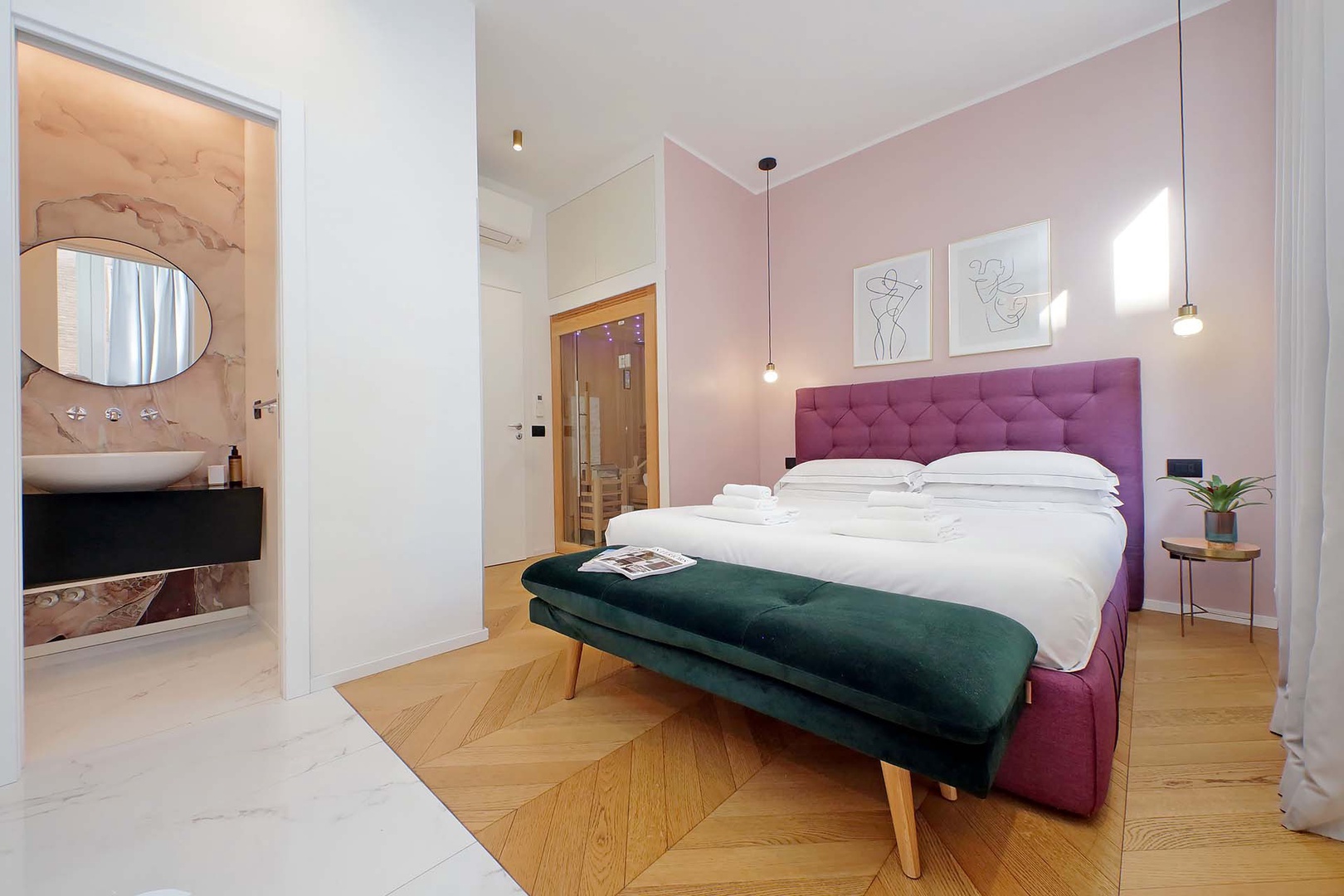 Spacious bedrooms truly feel like a home away from home.