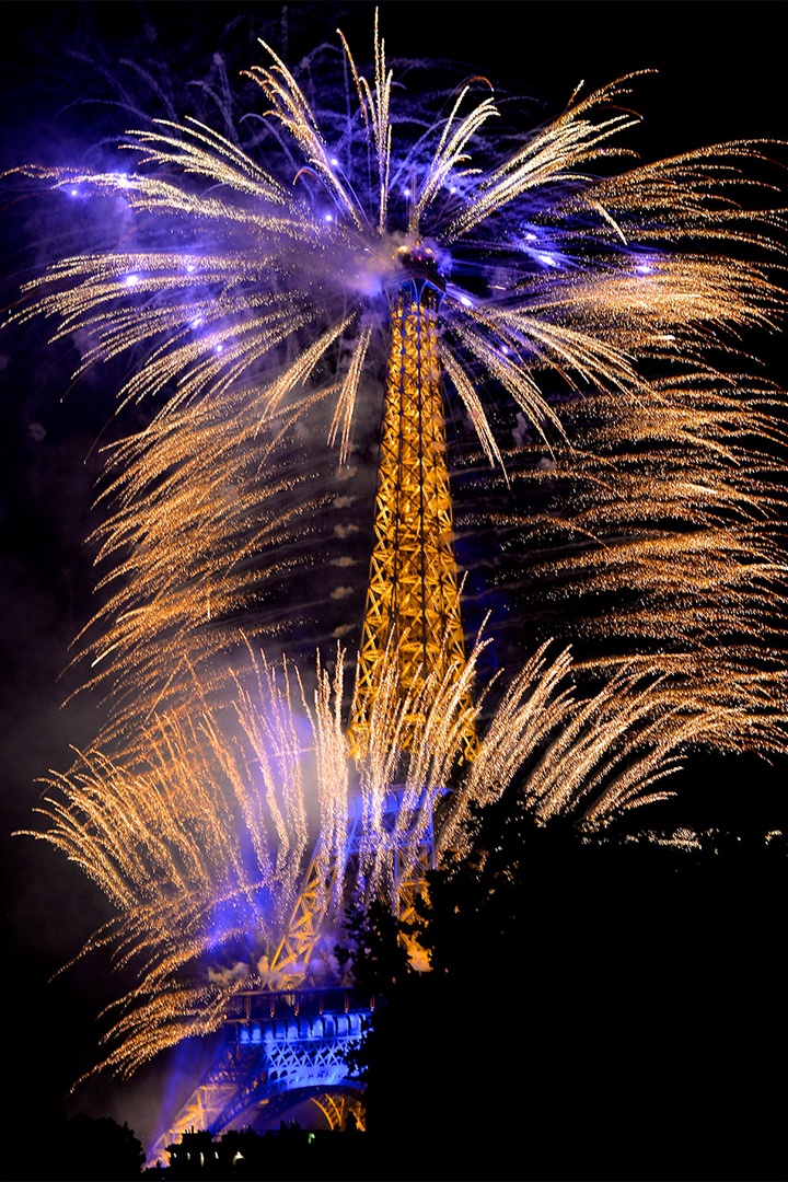 View from the balcony on Bastille Day