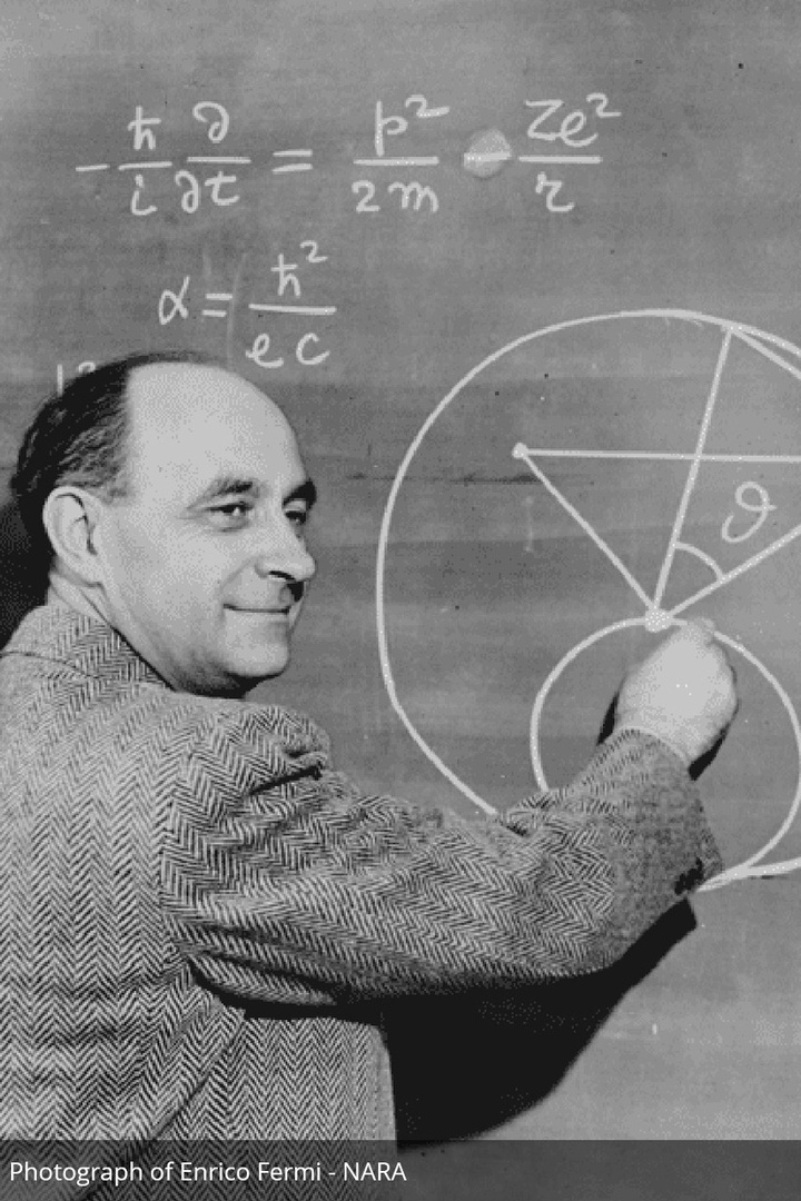 Photograph of Enrico Fermi
