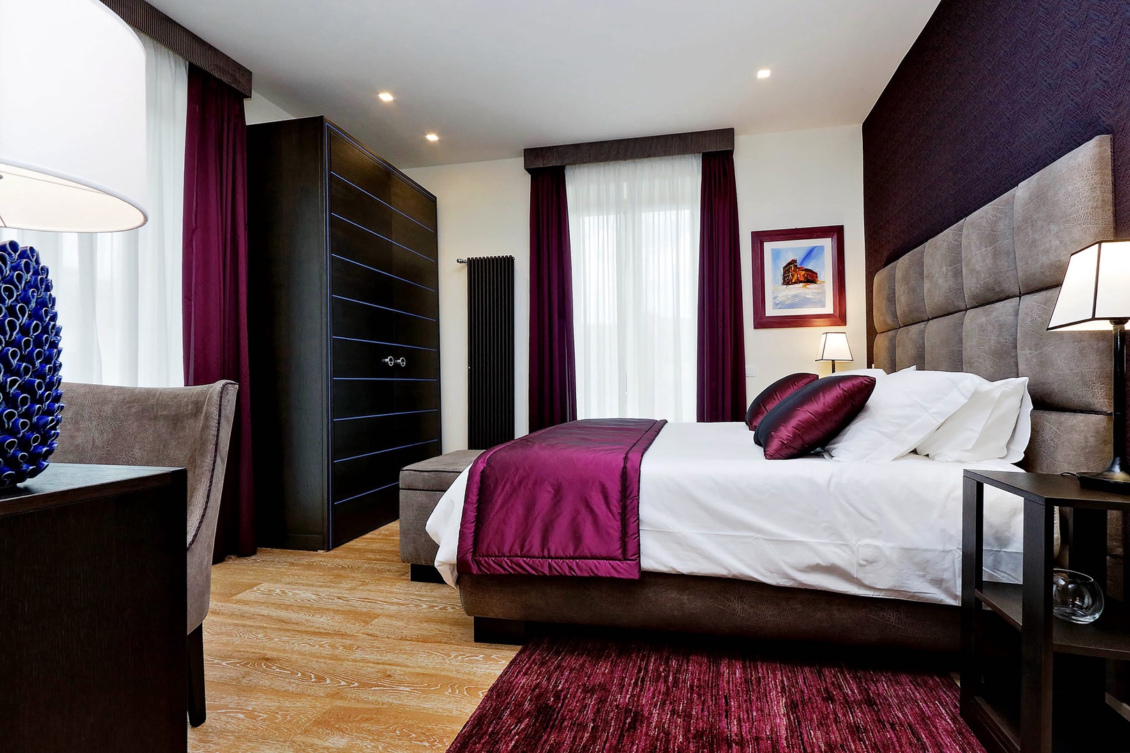 Excellent storage and large wardrobe.