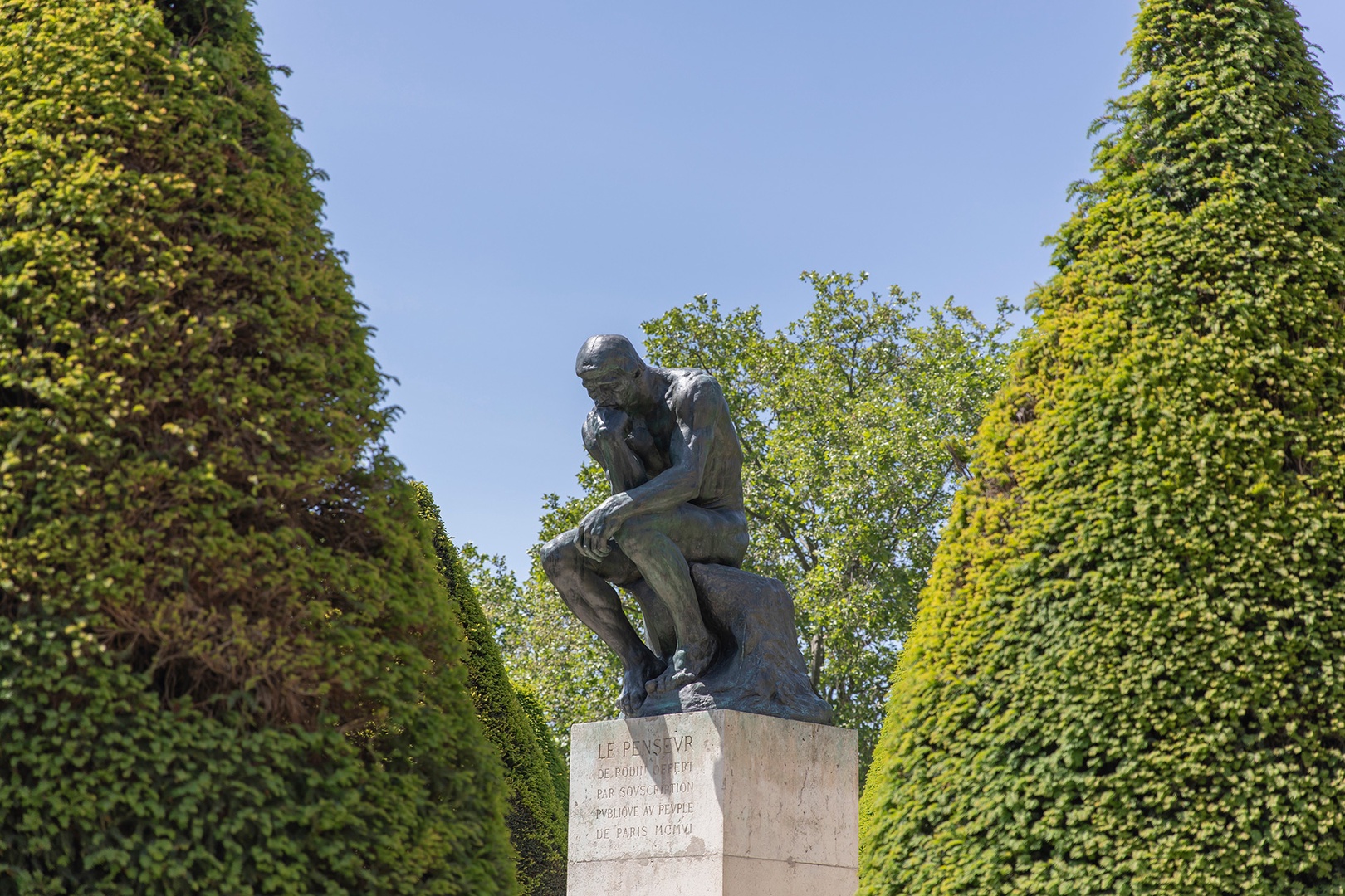 The Rodin Museum garden is full of the artist's masterpieces.