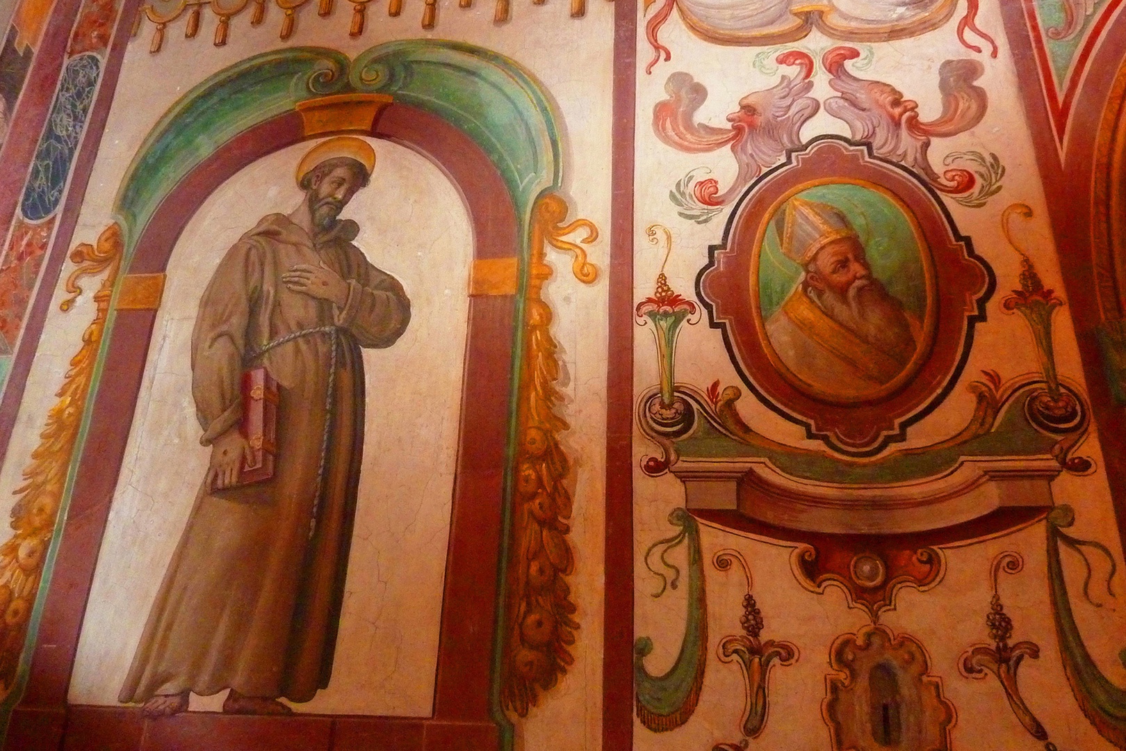 Saint Francis fresco