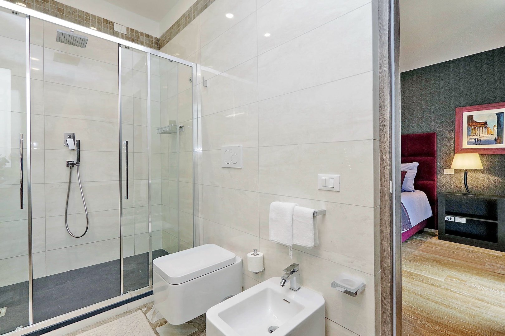 En suite bathroom for bedroom 1.
