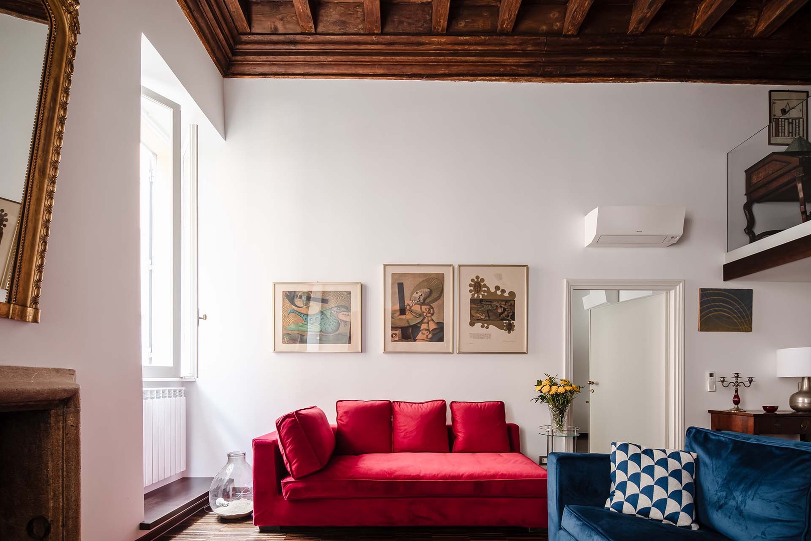 Plenty of room to relax in the comfortable living room.