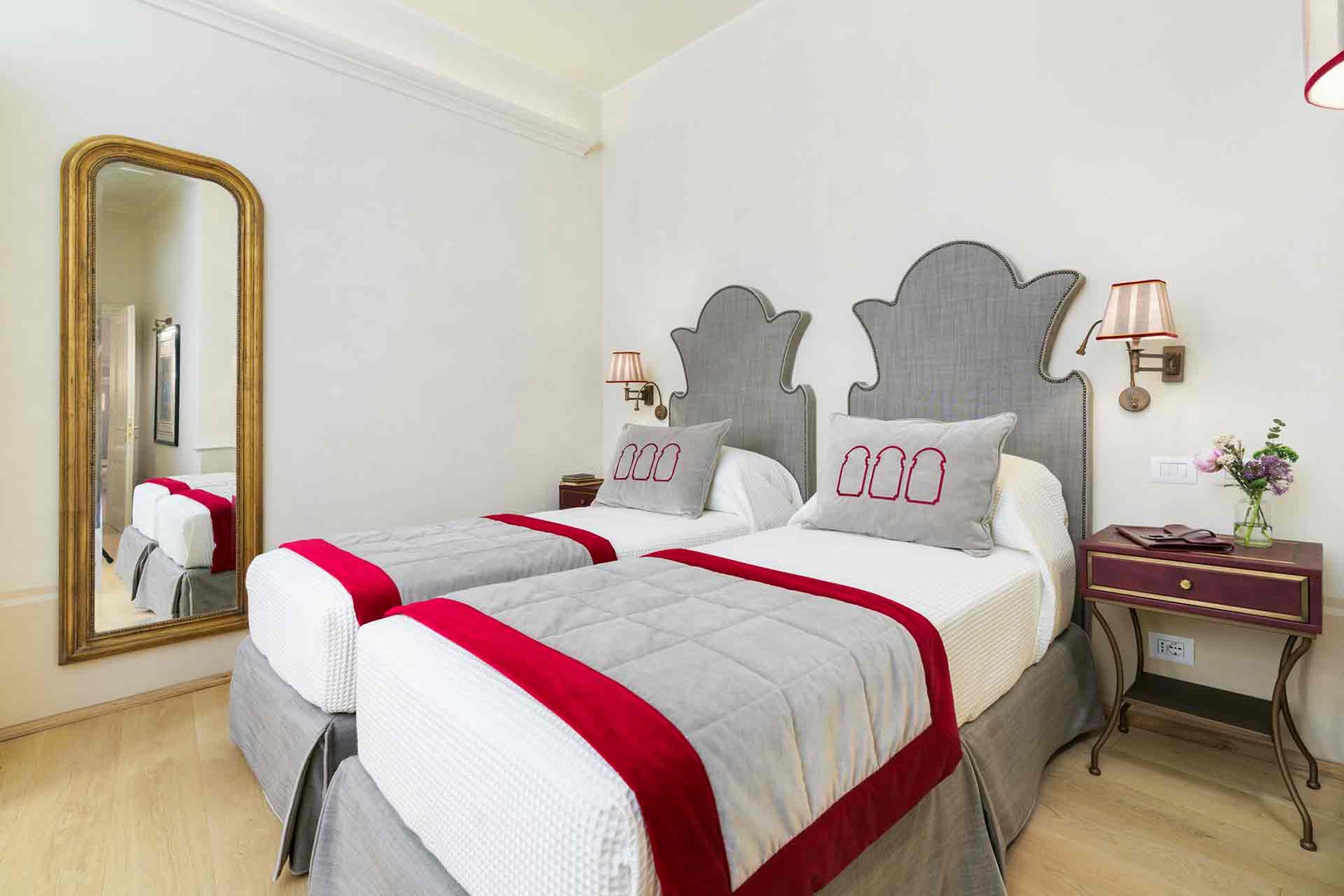 Relax in lovely bedroom 3 featuring statement headboards,