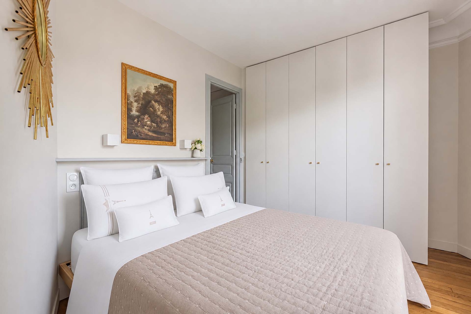 Plenty of built-in storage to unpack and feel at home.