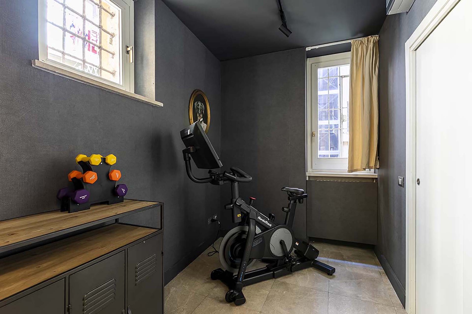 Small workout area