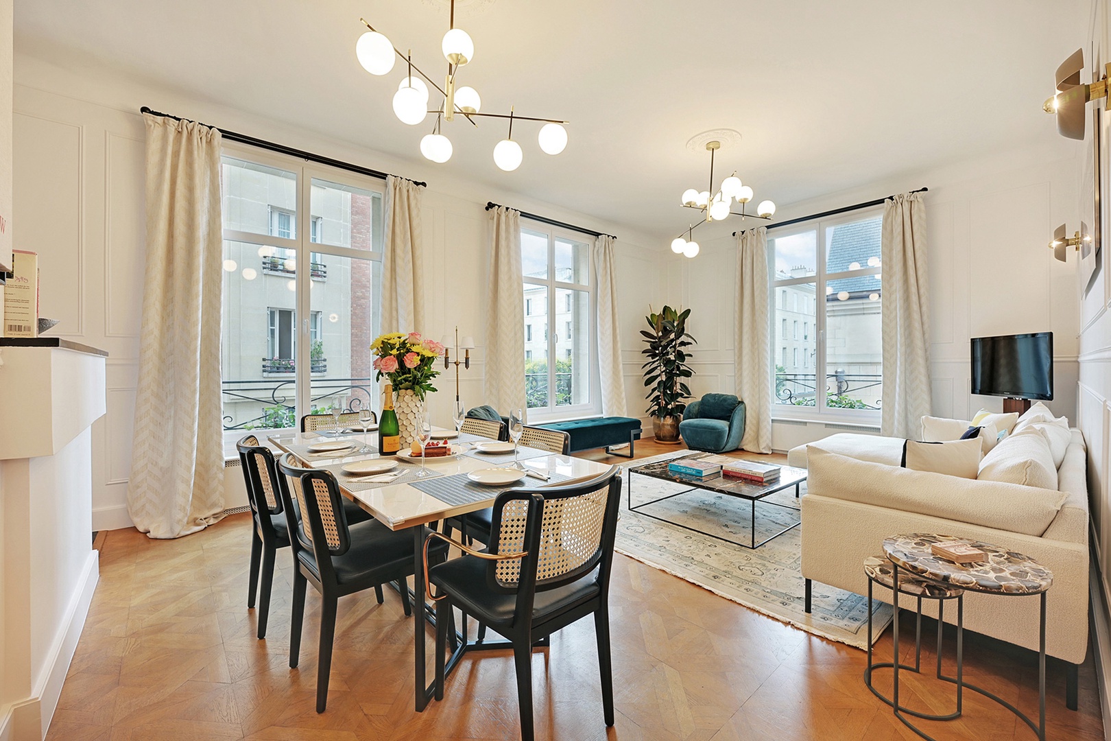 Feel right at home in Paris in a stylish and historic neighborhood.