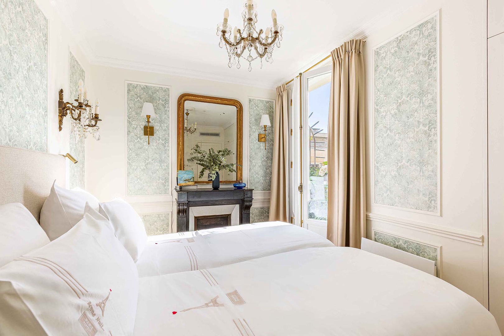 Serene bedroom 2 has a beautiful design.