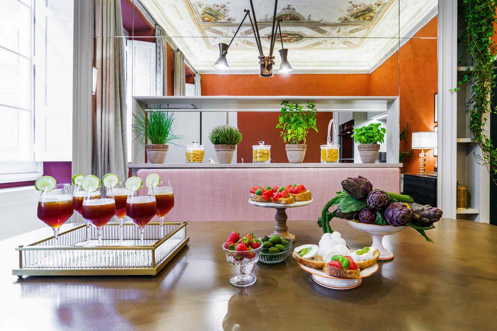 Savor fresh flavors in a vibrant space.