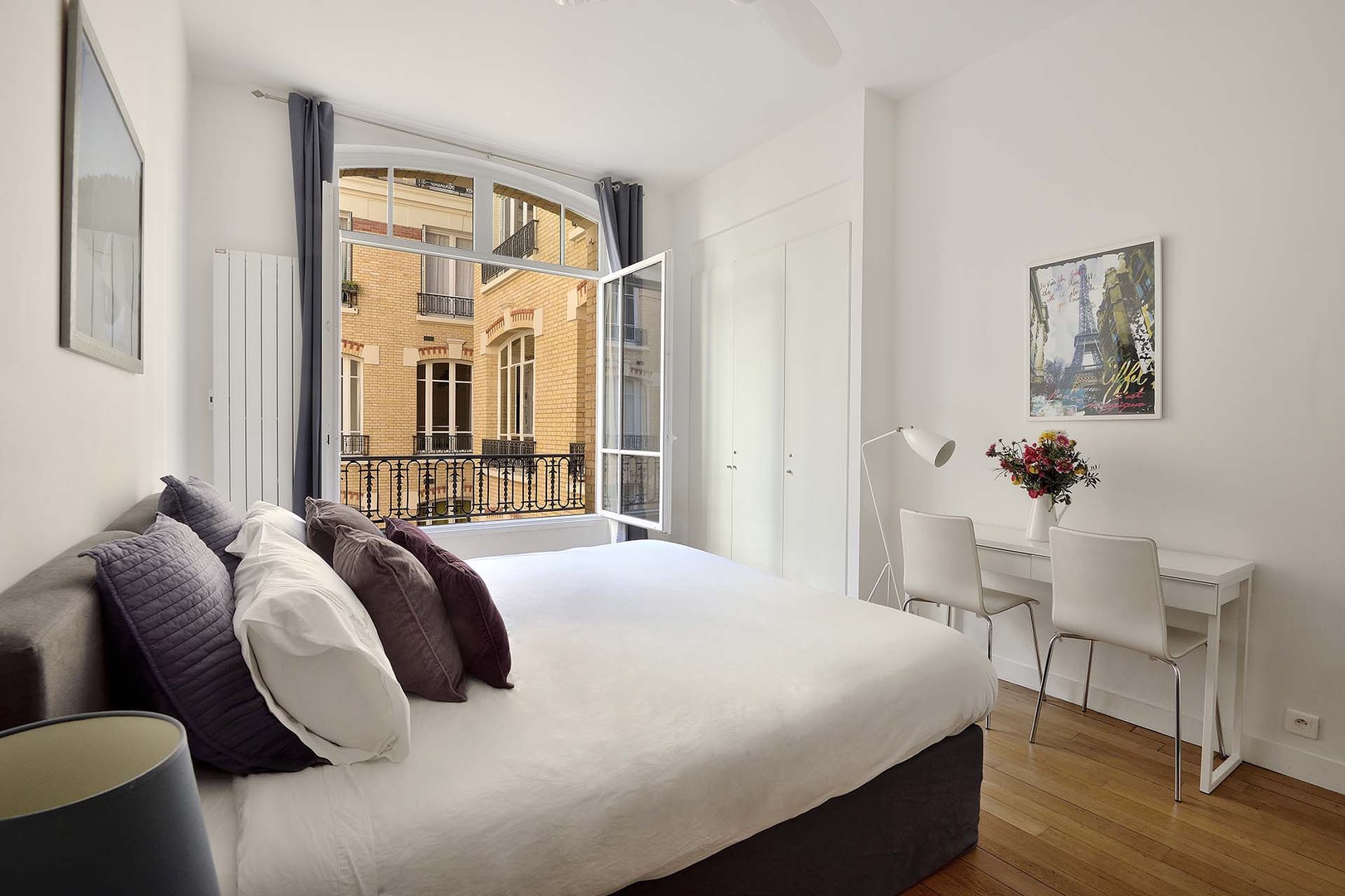 Large window in bedroom 2.