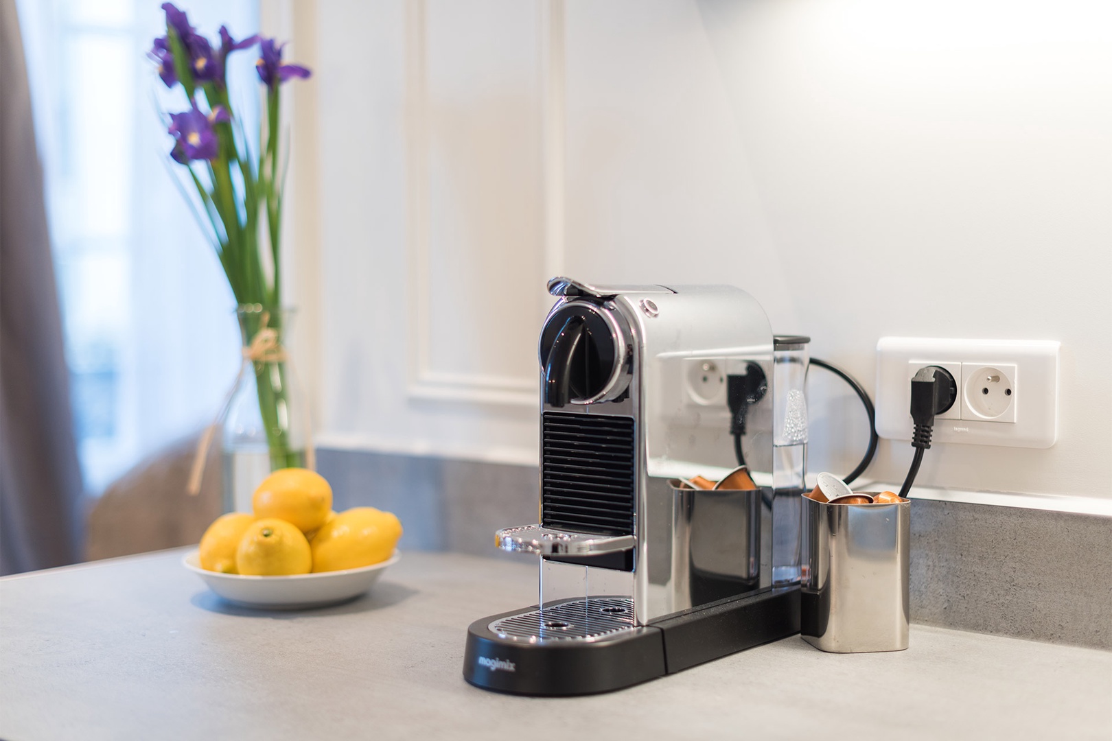Nespresso machine for your morning coffee