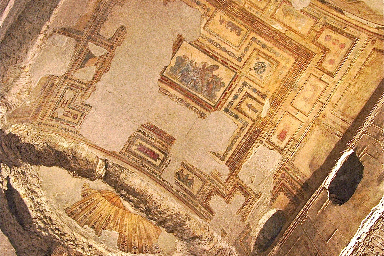 Reserve way in advance to enter in the Domus Aurea, the Golden House of Nero.