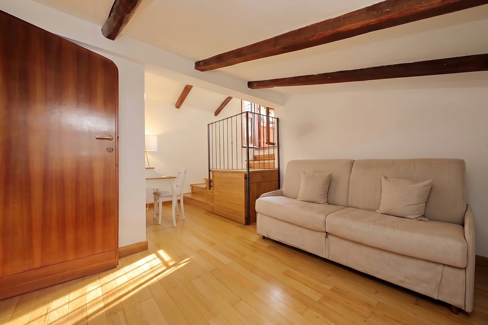 Studio area on the second floor creates a 4th bedroom.