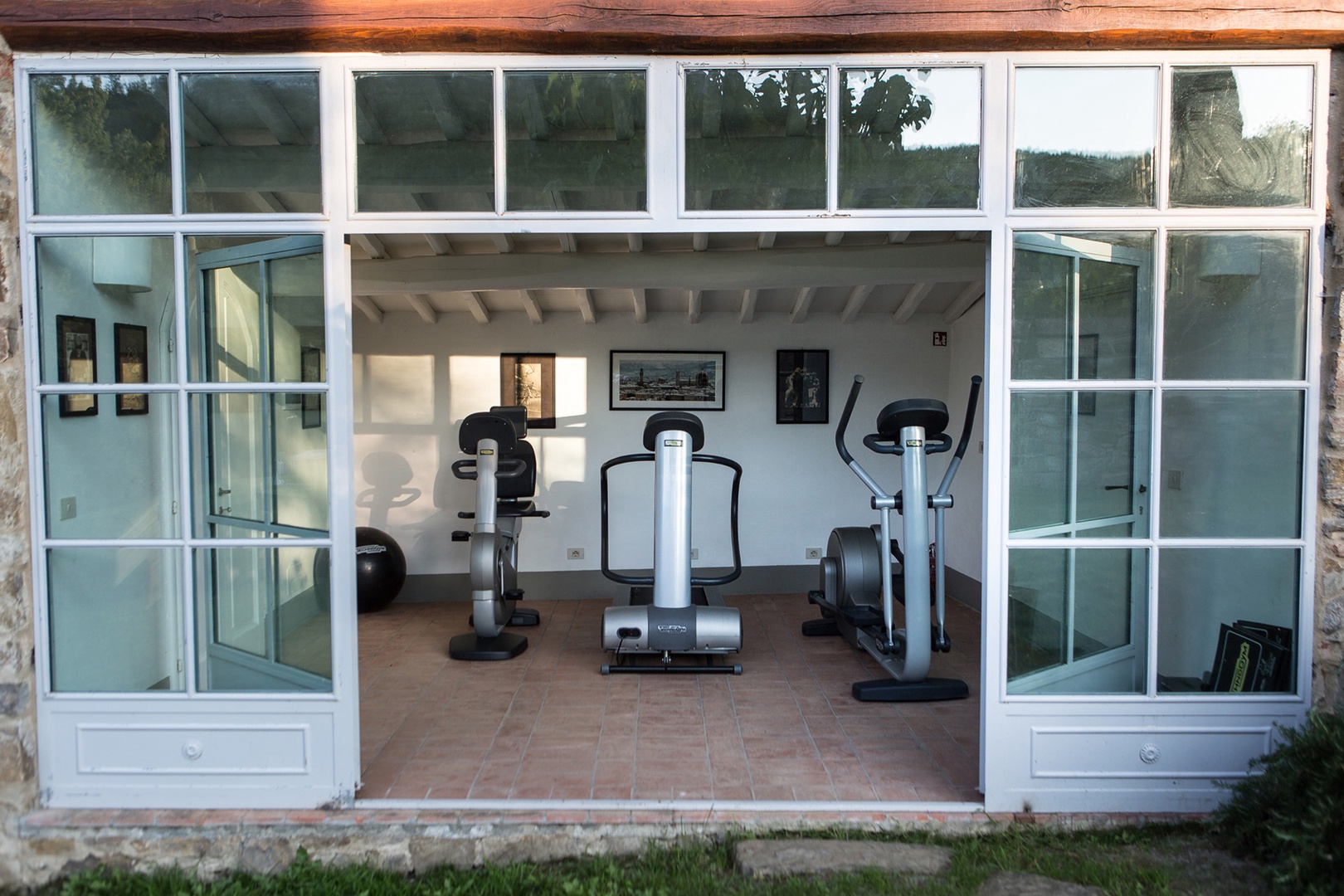 Your own private gym at La Rosetta.