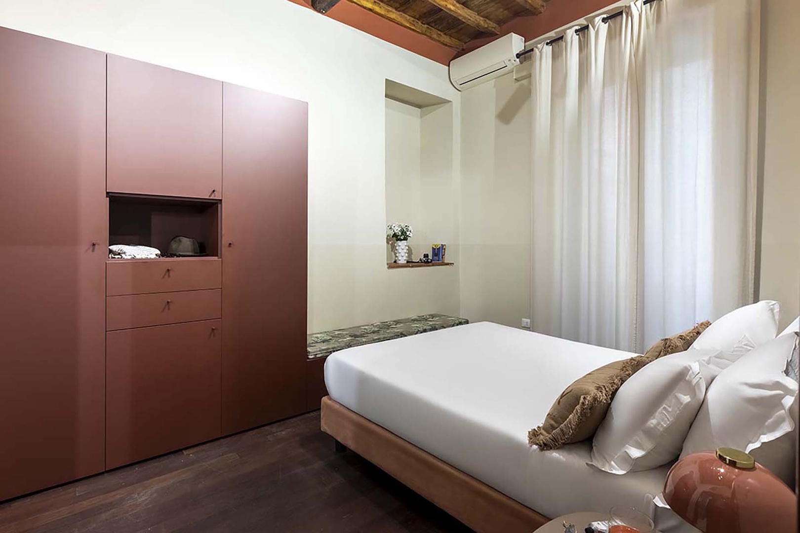 Plenty of built-in storage to feel at home.